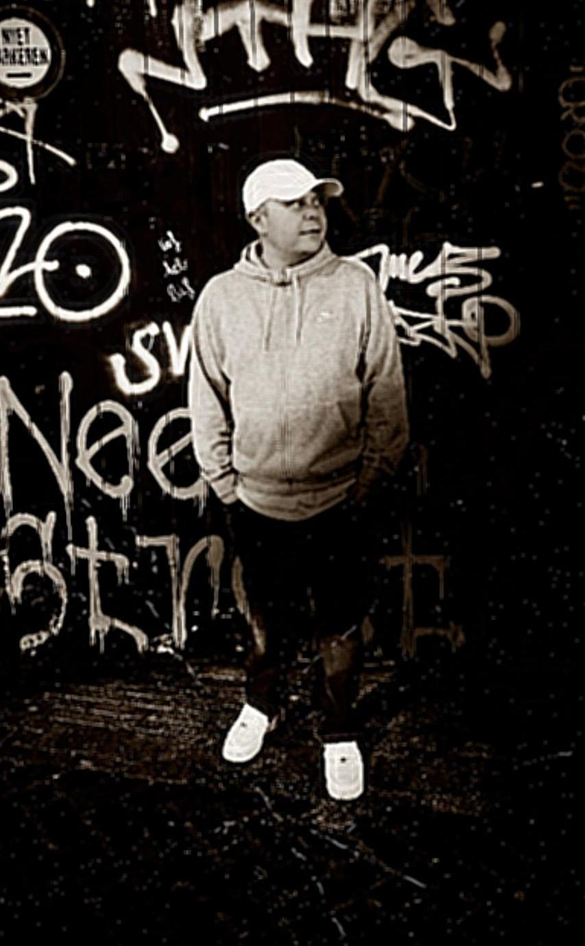 Play Productions in a graffiti-covered music venue